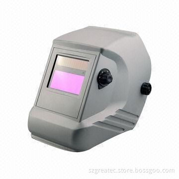 Solar-powered Automatic-darkening Welding Helmet, Made of PP Material